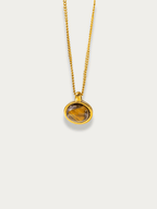 Harlow Golden Ember Necklace - Minimalist Lab