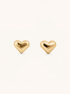Heart Stud Earrings - Minimalist Lab