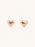 Heart Stud Earrings - Minimalist Lab
