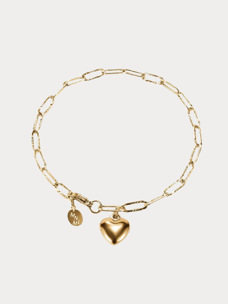 Heart Chain Engravable Bracelet
