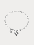 Heart Chain Engravable Bracelet