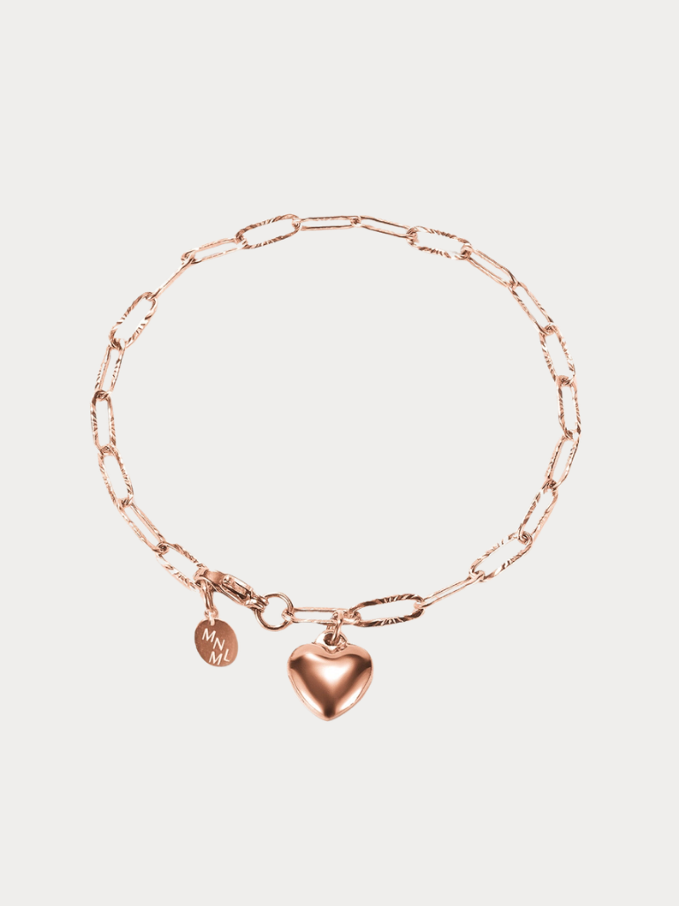 Heart Chain Engravable Bracelet