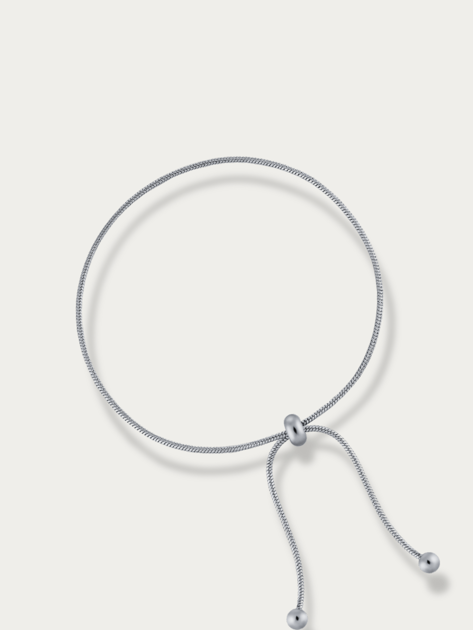 Hope Snake Chain Adjustable Anklet - Minimalist Lab
