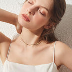 Herringbone Chain Essential Necklace - Minimalist Lab