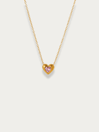 Janelle Sparkly Heart Necklace - Minimalist Lab