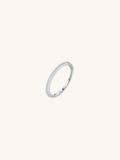 LYCIA Pavé Diamond Sterling Silver Ring - Minimalist Lab