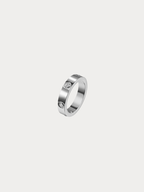 Lenn Diamond Band Ring silver men's waterproof ring