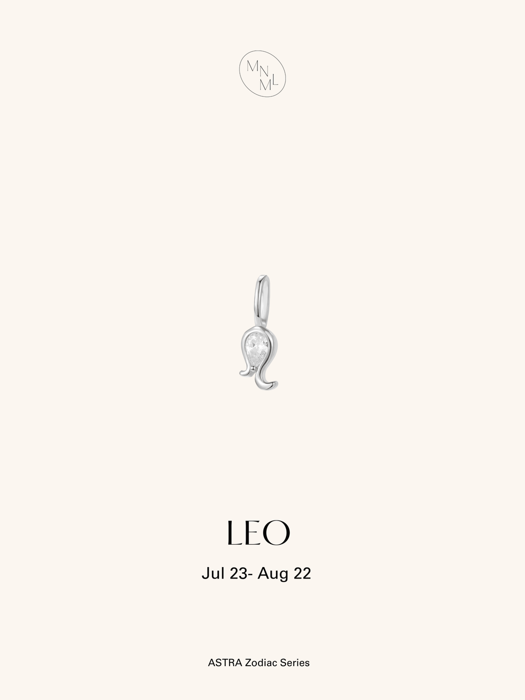 ASTRA Zodiac Sterling Silver Pendant - Minimalist Lab