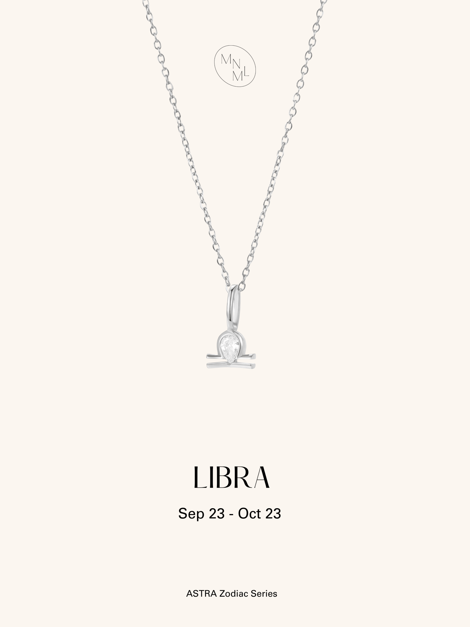 ASTRA Zodiac Sterling Silver Necklace - Minimalist Lab