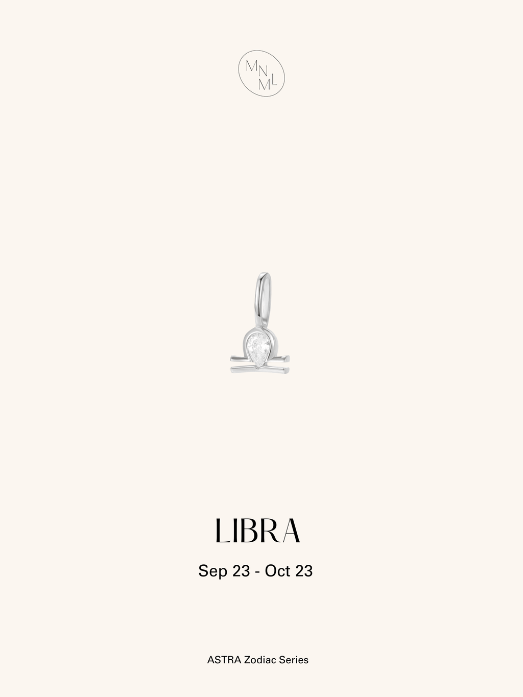 ASTRA Zodiac Sterling Silver Pendant - Minimalist Lab
