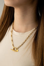 Link Chain Toggle Necklace - Minimalist Lab