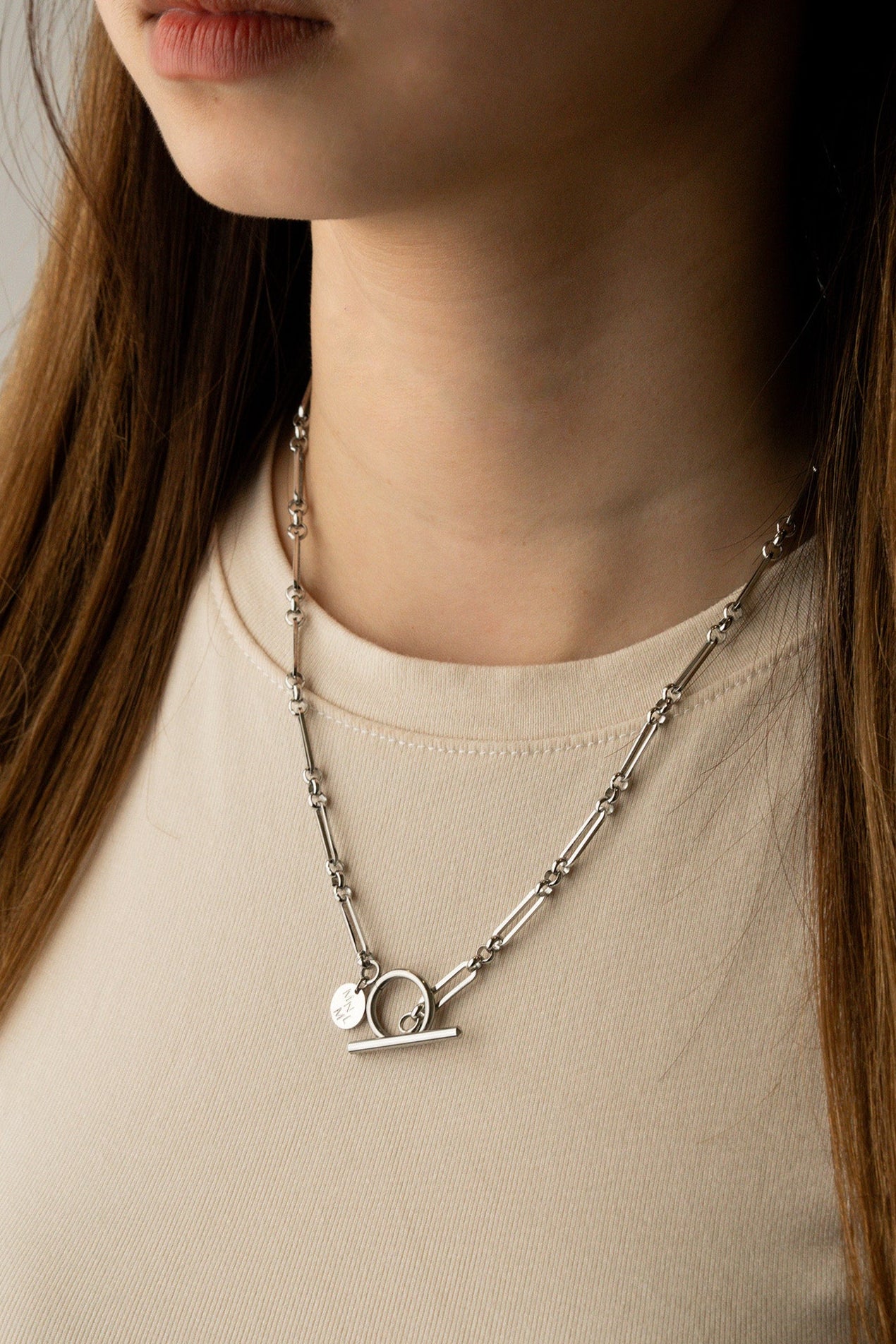 Link Chain Toggle Necklace - Minimalist Lab