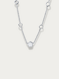Luna Blossom Radiance Mother of Pearl Necklace