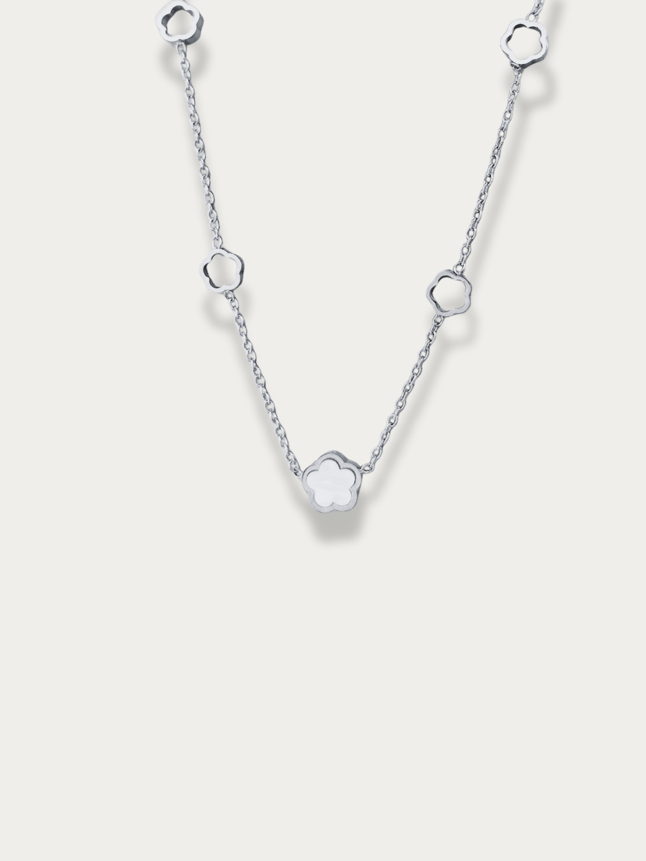 Luna Blossom Radiance Mother of Pearl Necklace