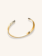Sleek Pressed Bangle - Minimalist Lab