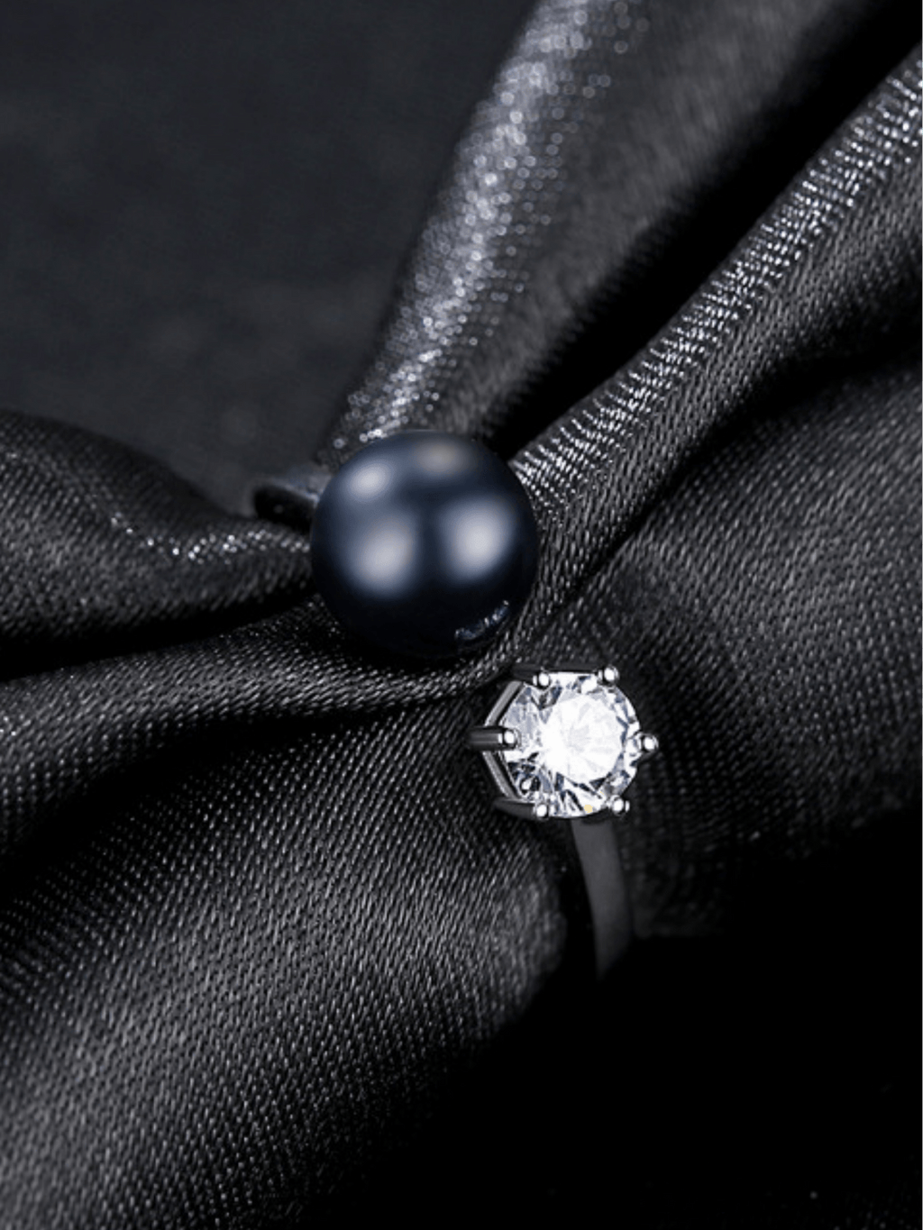 Selene Freshwater Pearl Open Ring - Minimalist Lab