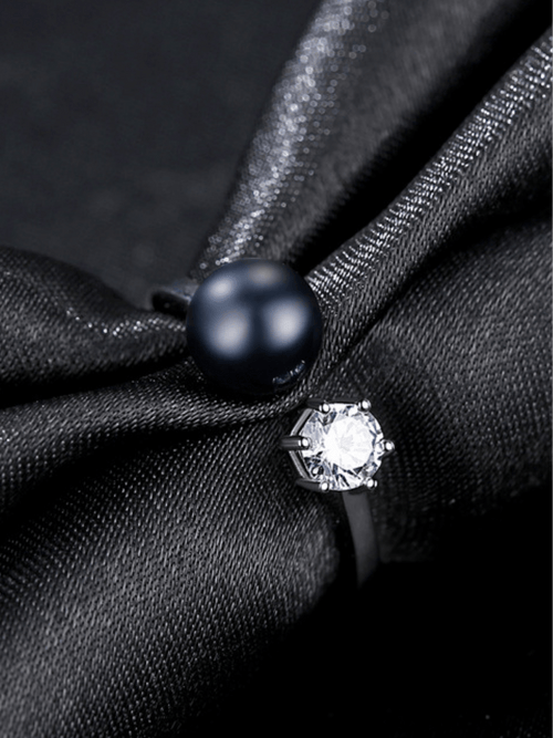 Selene Freshwater Pearl Open Ring - Minimalist Lab