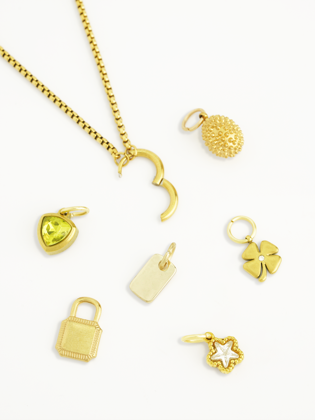 Mini Engravable Diamond Tag Charm