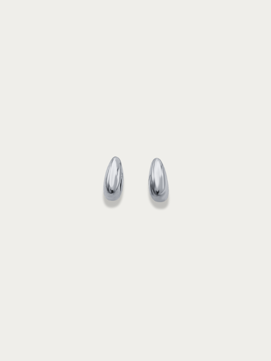 Mini Dome Bean Stud Earrings