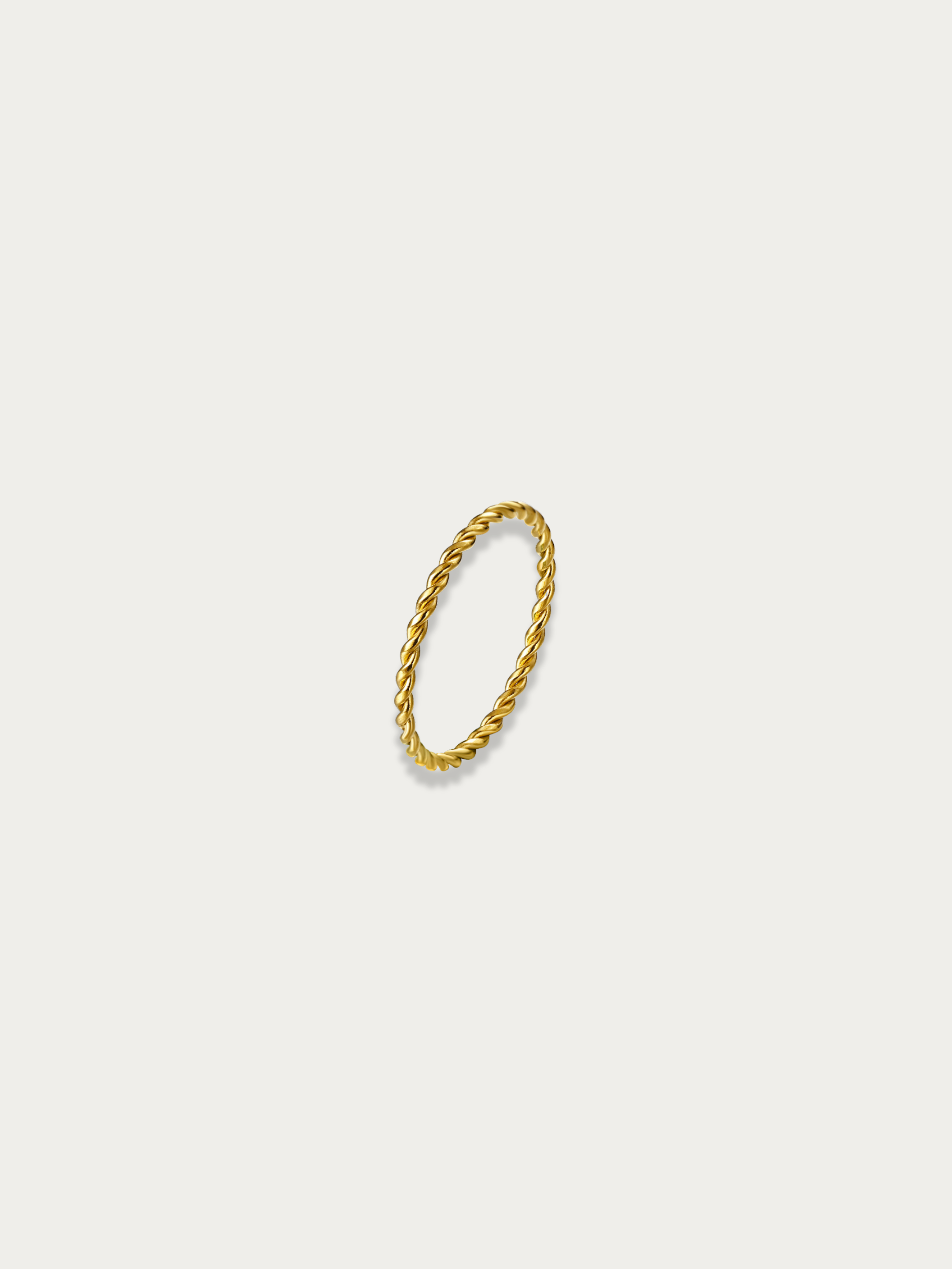Minimal Lightweight Twist Stack Ring