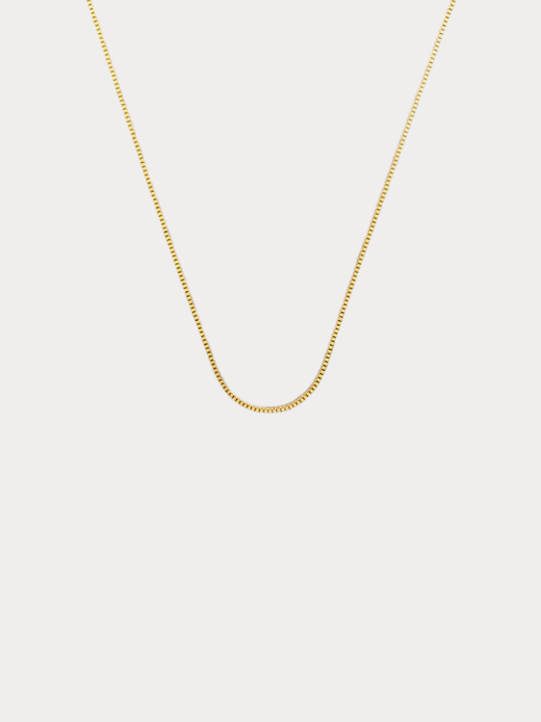 Minimalist Box Chain Necklace