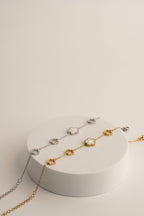 Luna Blossom Radiance Mother of Pearl Bracelet - Minimalist Lab