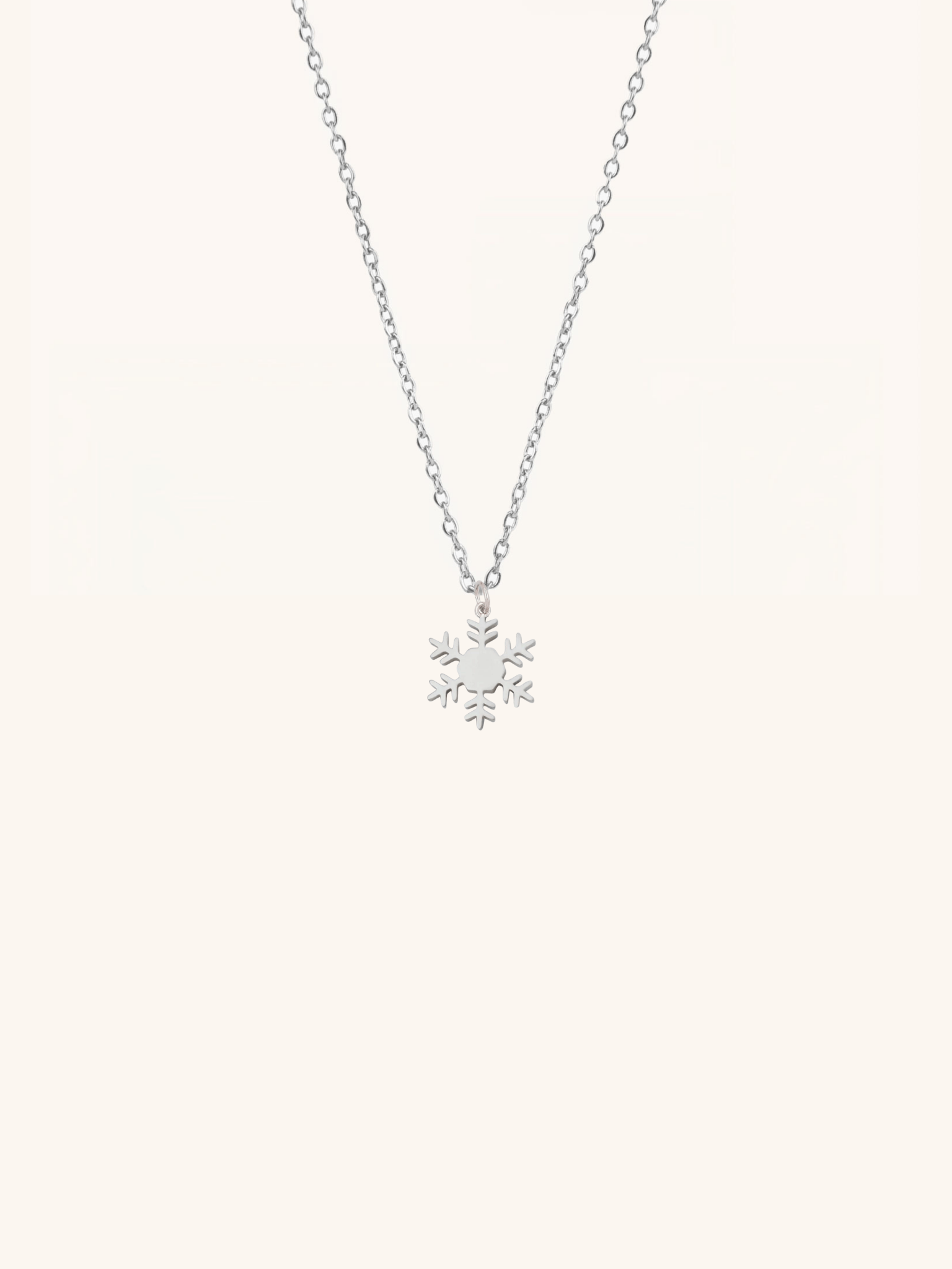 Snowflake Engravable Choker Necklace - Minimalist Lab