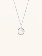Round Engravable Locket Necklace - Minimalist Lab