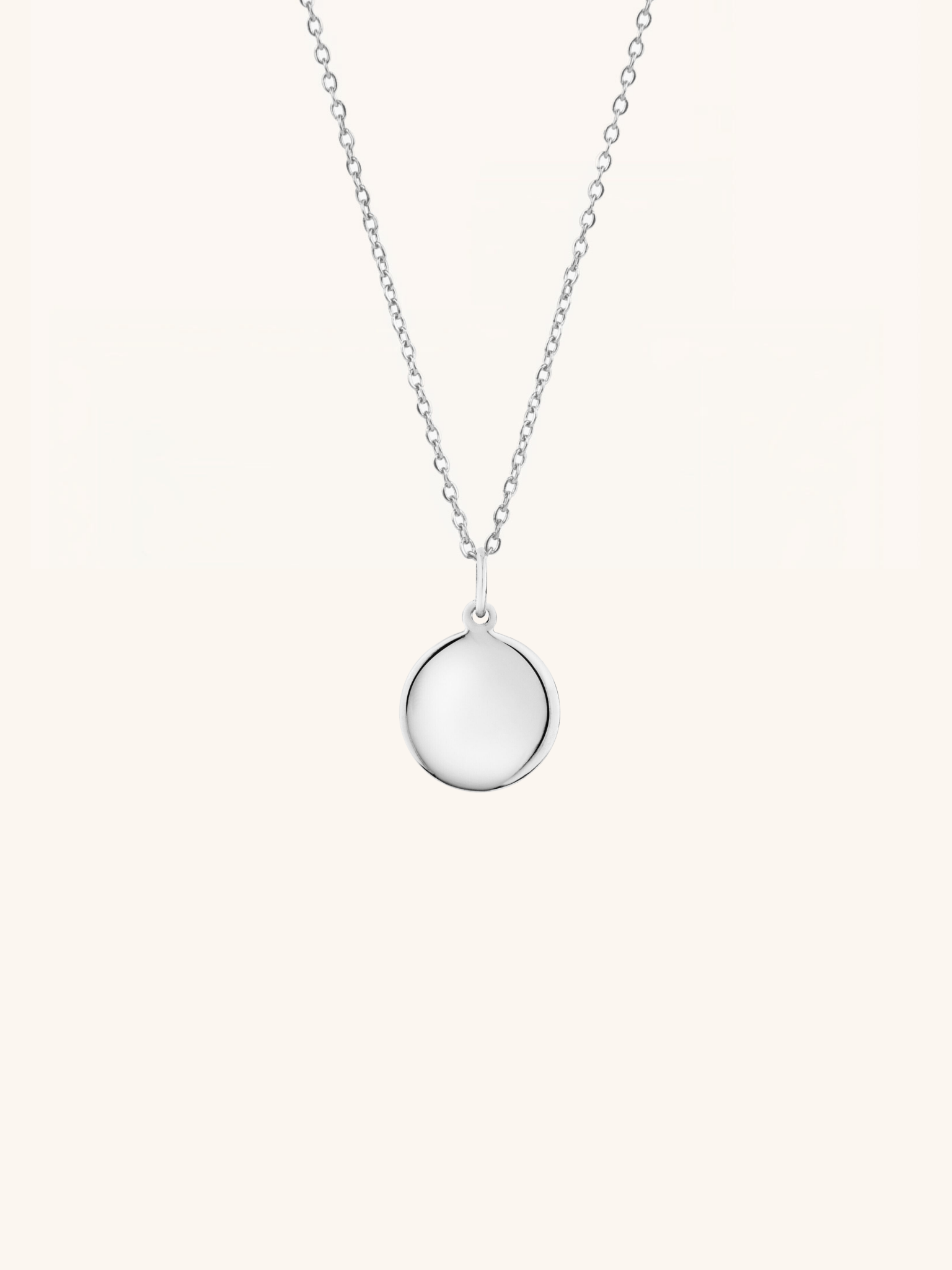 Round Engravable Locket Necklace - Minimalist Lab
