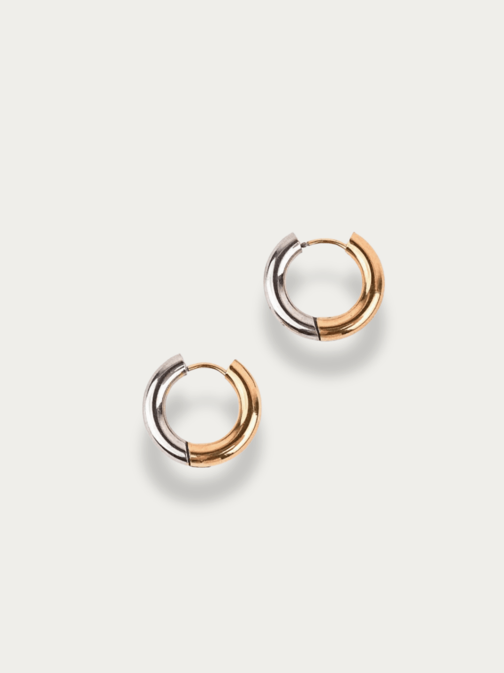 Blanca Bicolour Hoop Earrings - Minimalist Lab