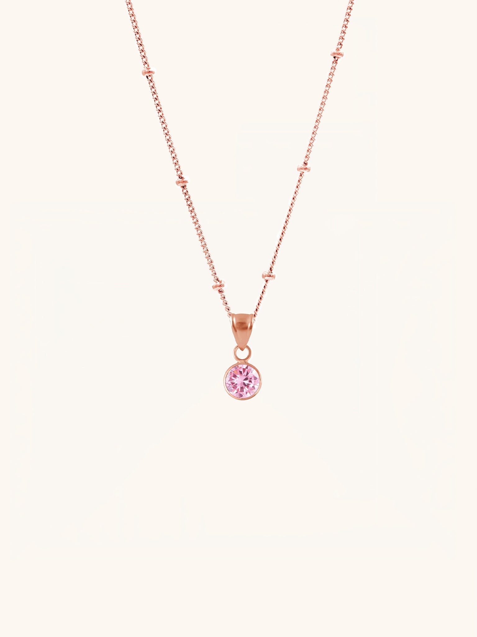 OLIVE Round Sterling Silver Necklace - Minimalist Lab