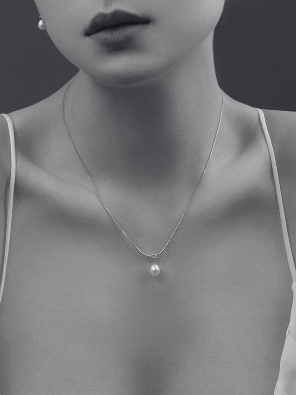Ophelia Natural Pearl Necklace - Minimalist Lab
