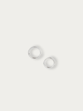 Plain Sterling Silver Single Ear Hoop - Minimalist Lab
