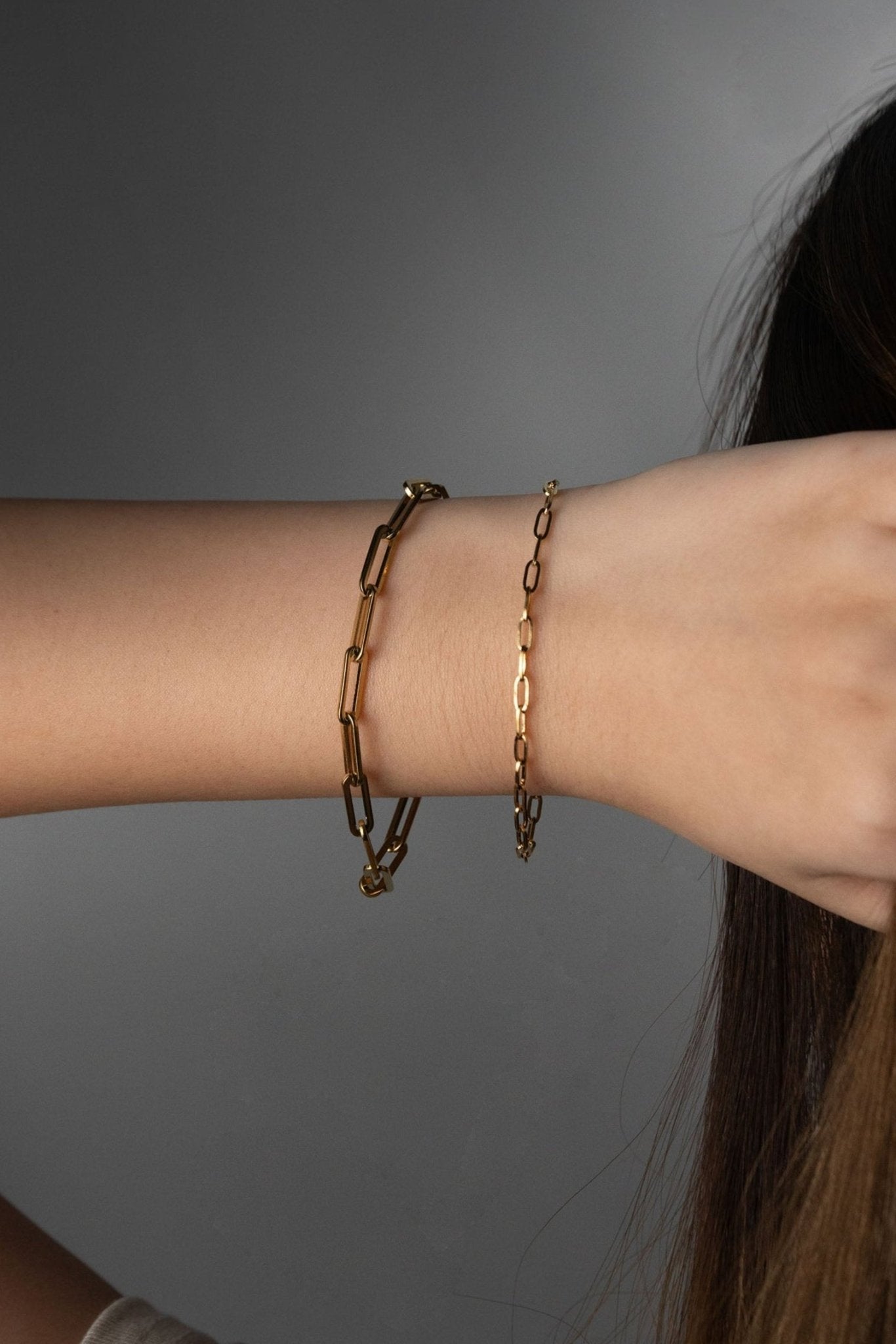 Paperclip Chain Essential Bracelet - Minimalist Lab