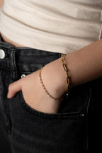 Paperclip Chain Essential Bracelet - Minimalist Lab