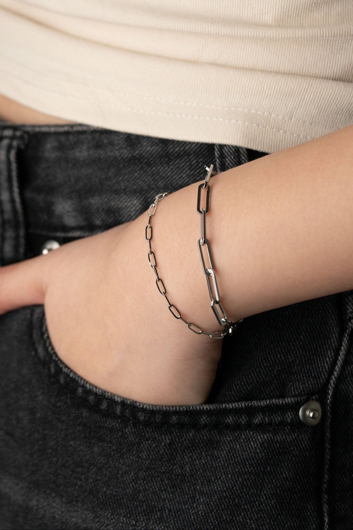 Paperclip Chain Essential Bracelet - Minimalist Lab