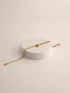 Paperclip Curb Chain Ball Bracelet - Minimalist Lab