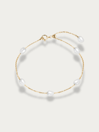 PEARLY Cable Chain Sterling Silver Bracelet - Minimalist Lab