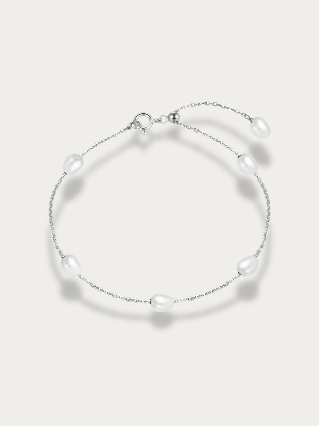 PEARLY Cable Chain Sterling Silver Bracelet - Minimalist Lab