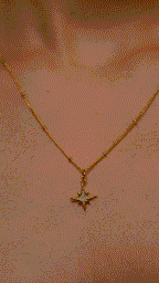 Elegant 925 silver necklace with cubic zirconia star charm