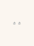 Plain Coloured Diamond Stud Barbell Earrings - Minimalist Lab