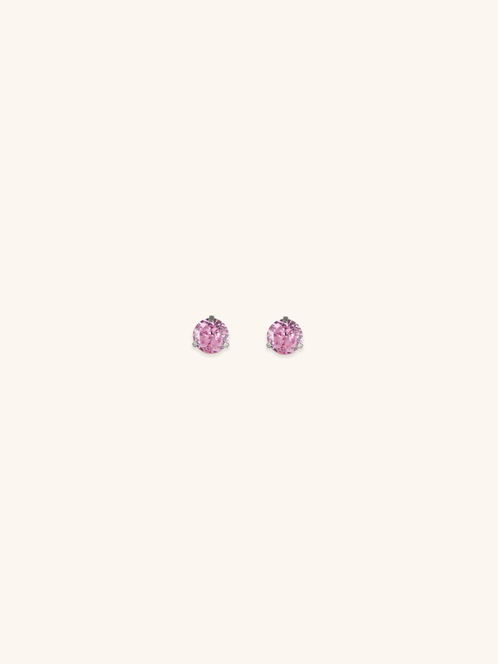 Plain Coloured Diamond Stud Barbell Earrings - Minimalist Lab