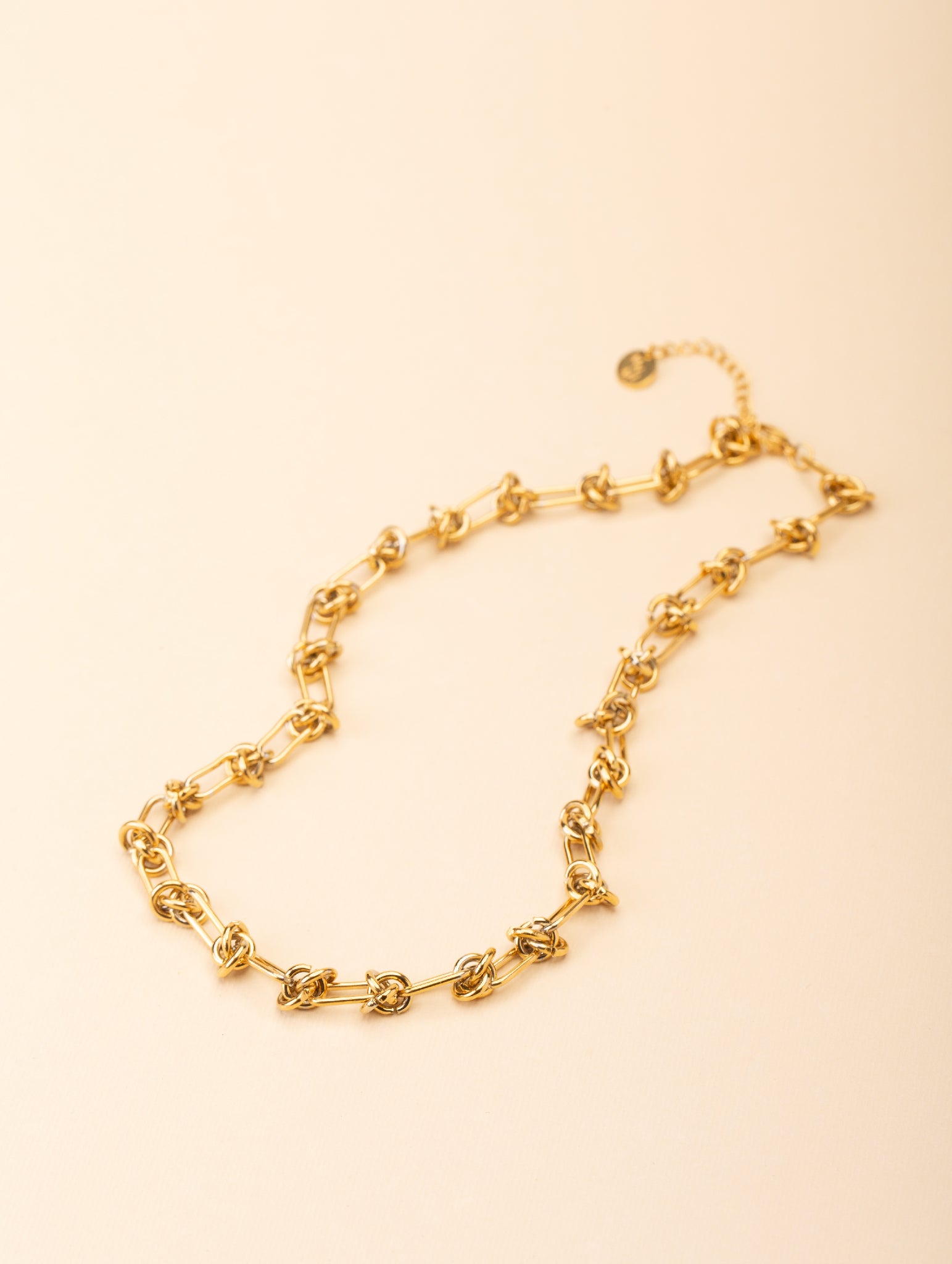 Rebel Knotted Chain Necklace - Minimalist Lab
