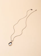 Inner Strength Droplet Engravable Necklace - Minimalist Lab