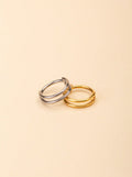 Duality Two - Lined Nose Ring - Minimalist Lab