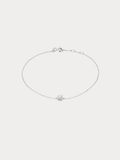 RAY Solitaire Diamond Sterling Silver Bracelet