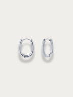 Rainnie Oval Ear Hoops - Minimalist Lab