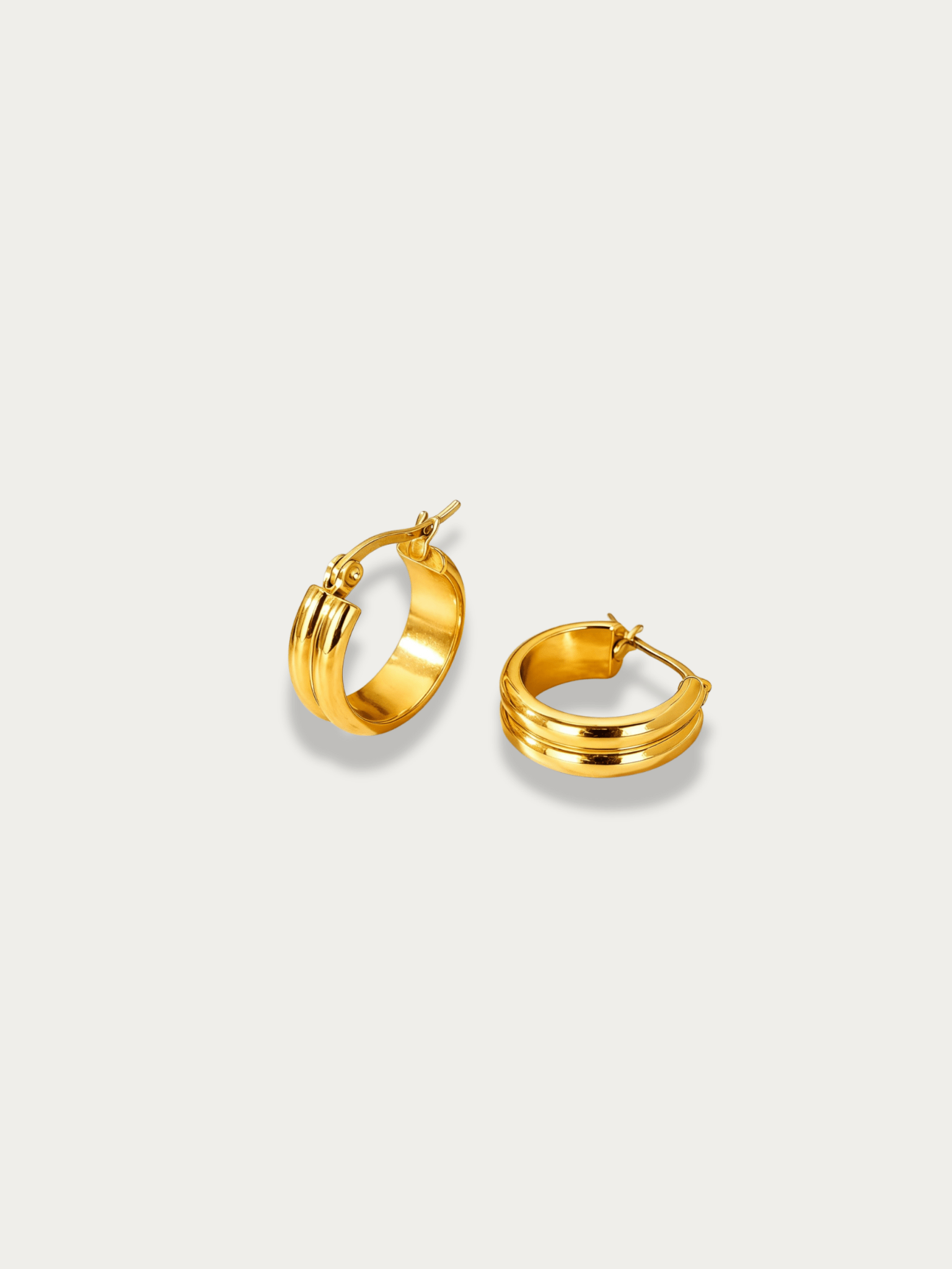 Rayon Hoop Earrings - Minimalist Lab