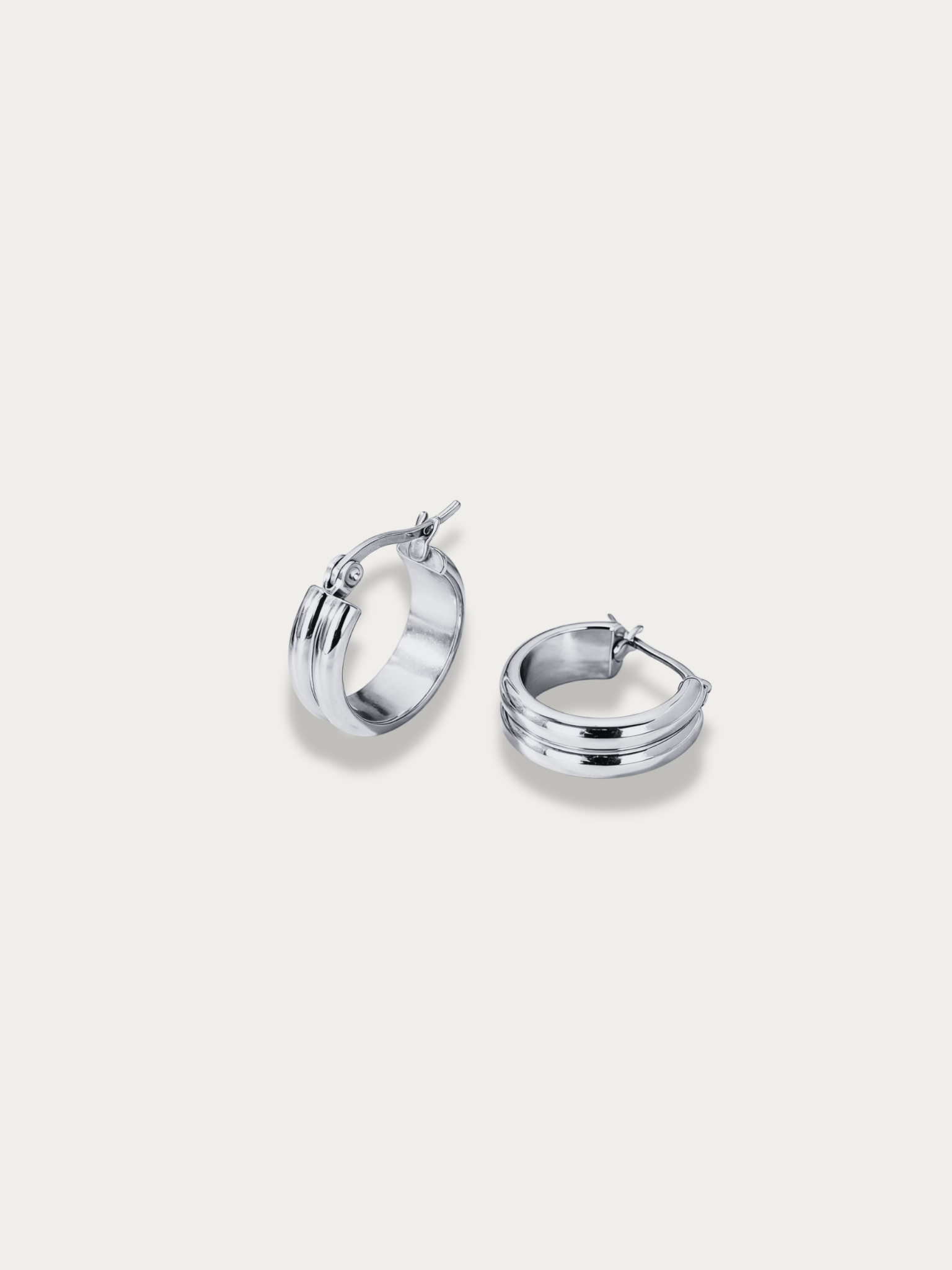 Rayon Hoop Earrings - Minimalist Lab