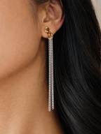 Realm Link Chain Drop Earrings